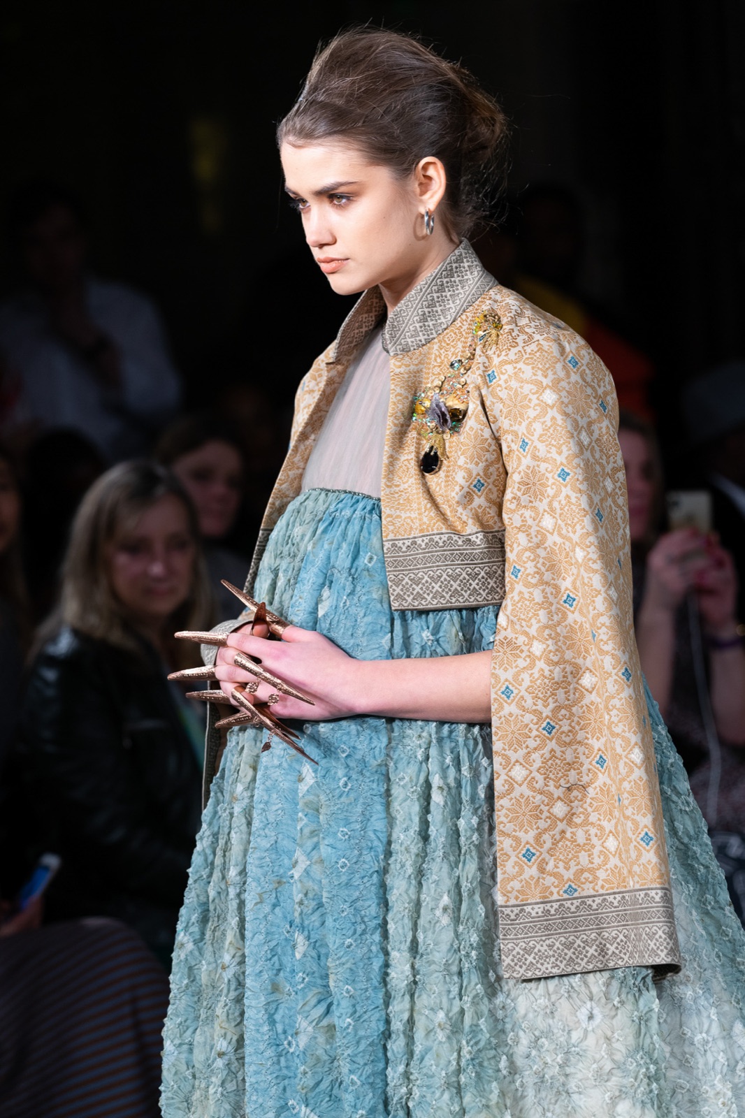 Model takes a stand, London Fashion Week